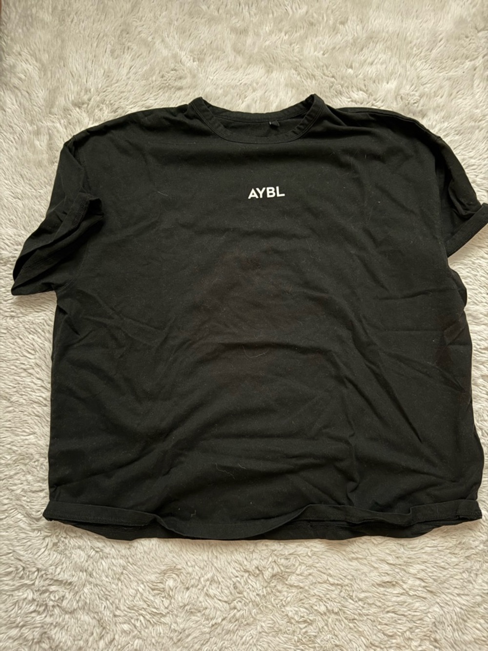 AYBL Black Short Sleeve Logo Tee